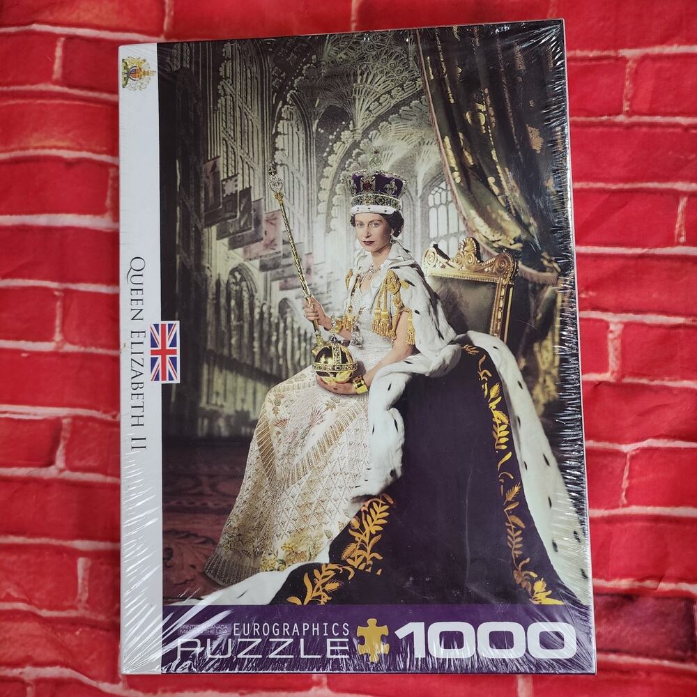 Queen Elizabeth II 1000 Piece Jigsaw Puzzle Eurographics New